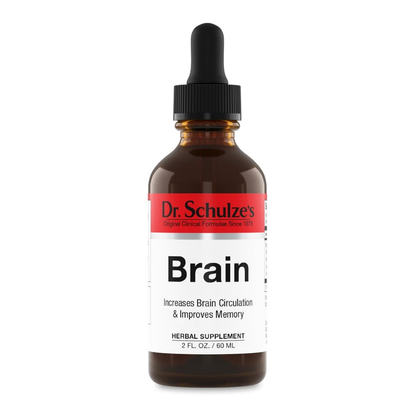 [Australia] - Dr. Schulze's Brain Formula 2 oz. - Vegan and Wild-Harvested | Stimulates Circulation and and Improved Mental Focus 