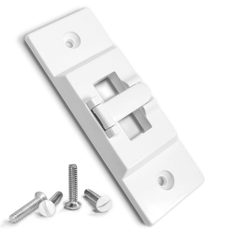 [Australia] - Light Switch Guard, ILIVABLE Optional Wall Plate Cover Switch ON or Off Protects Your Lights or Circuits from being Accidentally Turned On or Off (Not Child Proof) 2 Pack White 