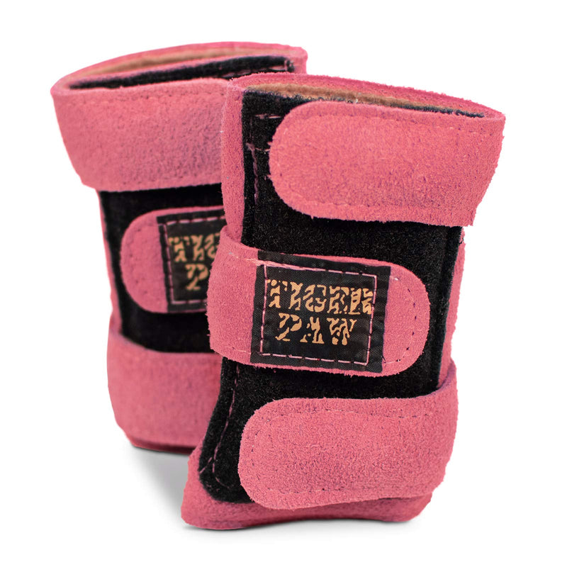 [Australia] - Tiger Paw Authentic Gymnastics Wrist Supports (Sold in Pairs)- Original Competition-Grade Gymnastics Wrist Guards, Wrist Support Braces, Adjustable, Made in USA Hand Wraps (Pink) 