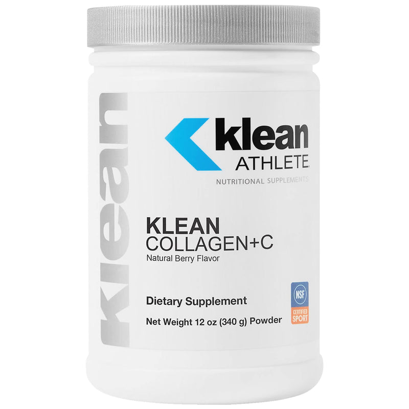 Klean Athlete Klean Collagen+C, Natural Berry Flavor, 12 Ounces | Supports Musculoskeletal Health to Help Optimize Performance and Mobility*, Supports Healthy Joint and Connective Tissue* 12 Ounce (Pack of 1)