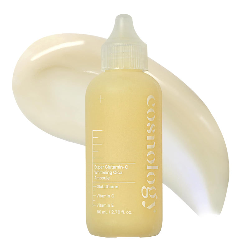 COSNOLOGY K-Beauty Ampoule: Niacinamide + Vitamin C, E & Glutathione for Dark Spots & Even Skin Tone | Hydrating & Anti-Aging Skin Serum, 2.7fl.oz(80ml)