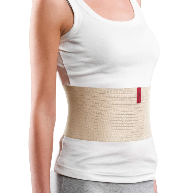 ORTONYX 6.25" Abdominal Binder for Men and Women/Postpartum Post-operative Post-surgery Wrap/Abdomen Navel Umbilical Hernia Support Belt / 524006 Beige L/XXL L/XXL (up to 42")