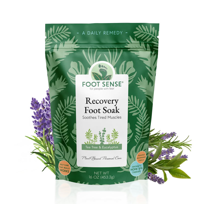 Tea Tree Oil Detox Foot Soak - for Athlete’s Foot, Toenails, Smelly Feet - All Natural Formula - Intensive Foot Repair - 16 oz