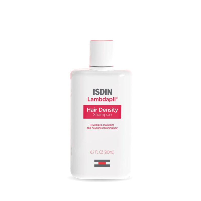 ISDIN Lambdapil Volumizing Density Shampoo for Thinning Hair, 6.7 fl oz | Revitalizes & Nourishes, Boosts Volume, Promotes Thicker-Looking Hair, D-Biotin, Dermatologist Recommended