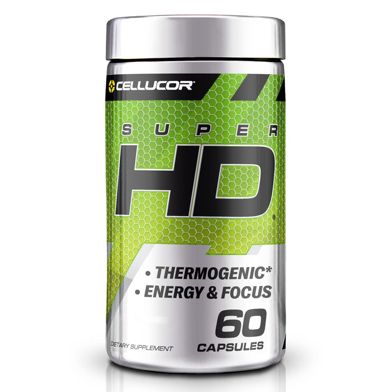 [Australia] - Cellucor Super HD for Men & Women - Enhance Focus and Increase Energy - Capsimax, Green Tea Extract, 160mg Caffeine & More 60 Servings 