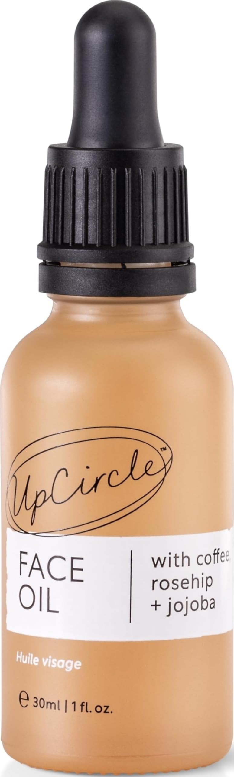 UpCircle Organic Face Serum With Coffee Oil 1oz - Vitamin C, Rosehip Oil Fades Dark Spots + Sea Buckthorn Keeps Skin Supple - Natural Hydrating Facial Oil - Vegan + Cruelty-Free