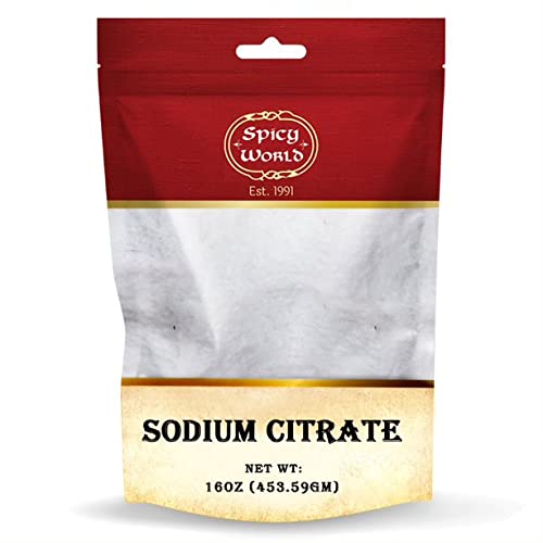 [Australia] - Sodium Citrate Powder 16 Ounce - Food Grade, Non-GMO - 1 Pound Bag - Emulsifier for Cheese, Spherification, and Molecular Gastronomy Cooking 