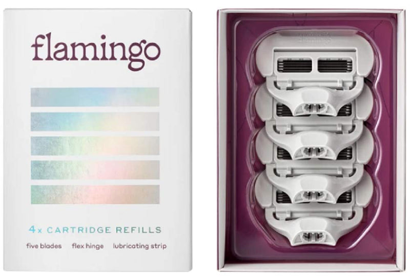 [Australia] - Flamingo Women's Razor Blade Refill - 4 Pack 