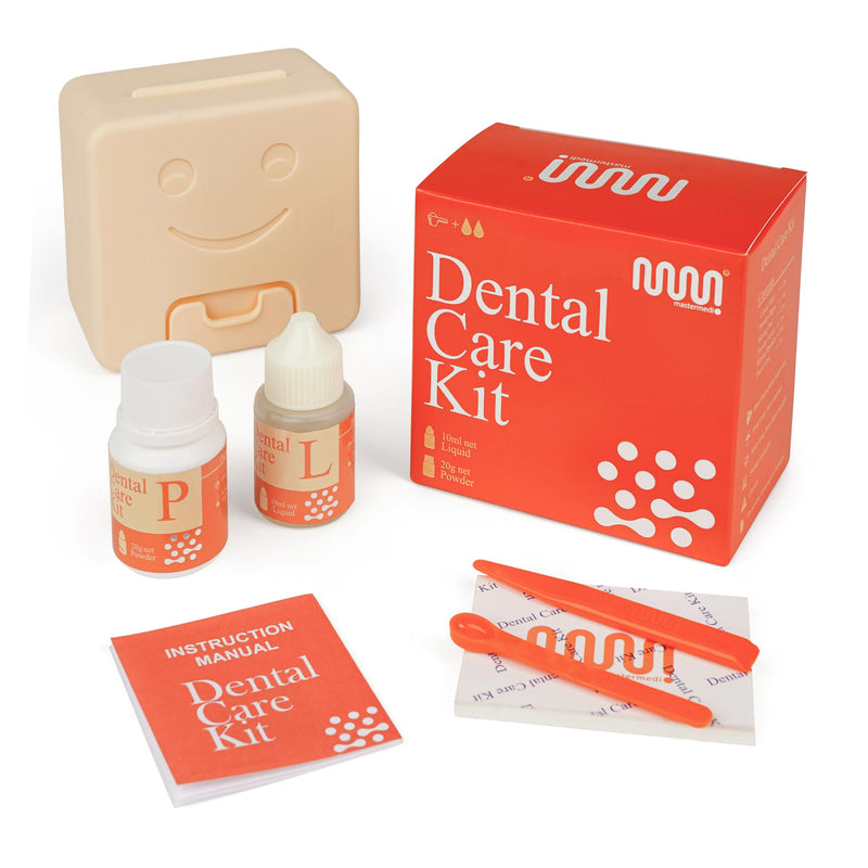 [Australia] - mastermedi Zinc Oxide Eugenol Cement Dental Care Kit Glue For Crowns & Bridges Filling 