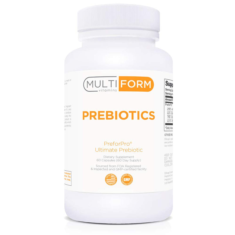 Multiform Vitamins Prebiotics - Boost All Probiotics (60 Capsules) 1 Count (Pack of 60)