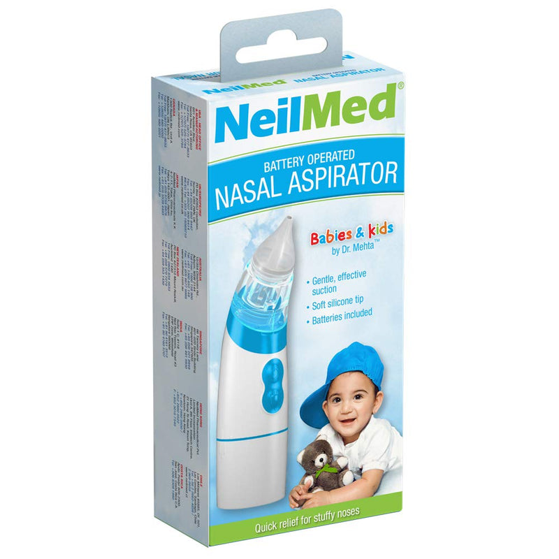[Australia] - NeilMed Aspirator - Battery Operated Nasal Aspirator for Babies & Kids 