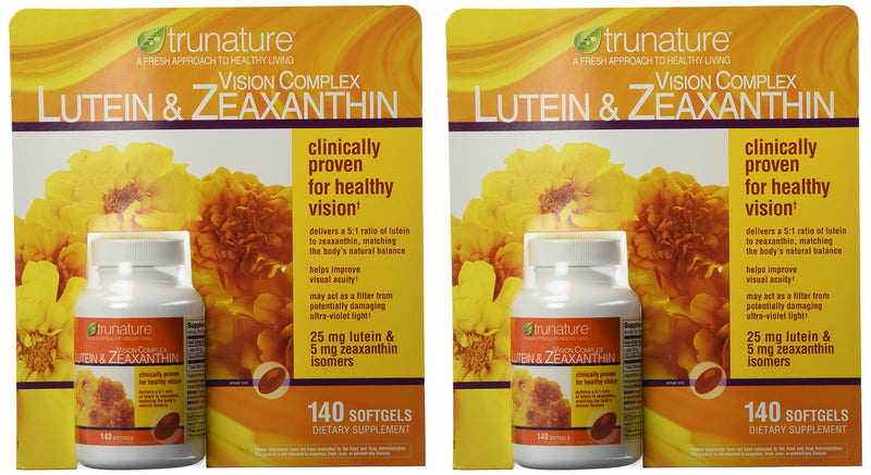 [Australia] - TruNature Vision Complex with Lutein & Zeaxanthin - Great Value Pack of 2 (Total 280Ct Softgel Type) x#vswa 