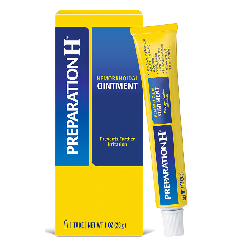 [Australia] - Preparation H Hemorrhoid Ointment, Itching, Burning and Discomfort Relief - 1 Oz Tube 1 Ounce (Pack of 1) 