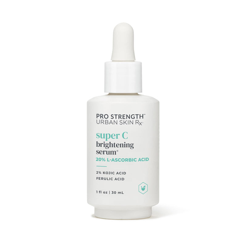 Urban Skin Rx Super C Brightening Serum | Vitamin C Face Serum with Kojic Acid & Ferulic Acid | Helps Improve Dark Spots, Uneven Skin Tone & Dullness | Antioxidant Facial Serum, 1 fl oz