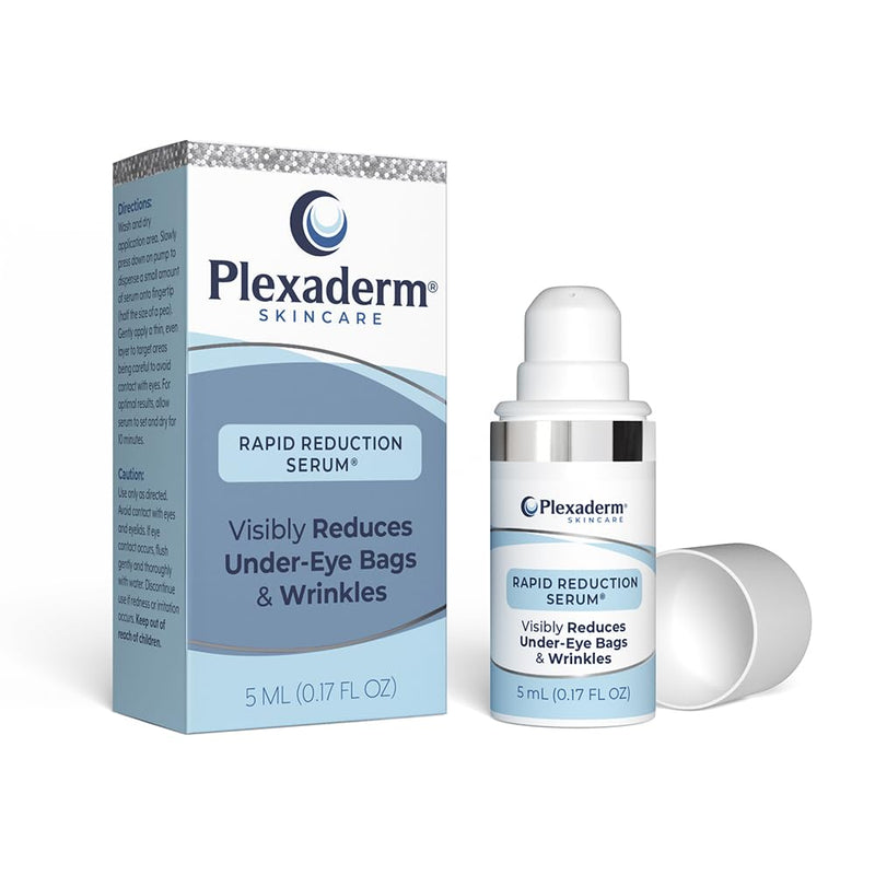 [Australia] - Plexaderm Rapid Reduction Eye Serum - Advanced Formula Anti Aging Visibly Reduces Under-Eye Bags, Wrinkles, Dark Circles, Fine Lines & Crow's Feet Instantly Instant Wrinkle Remover for Face 