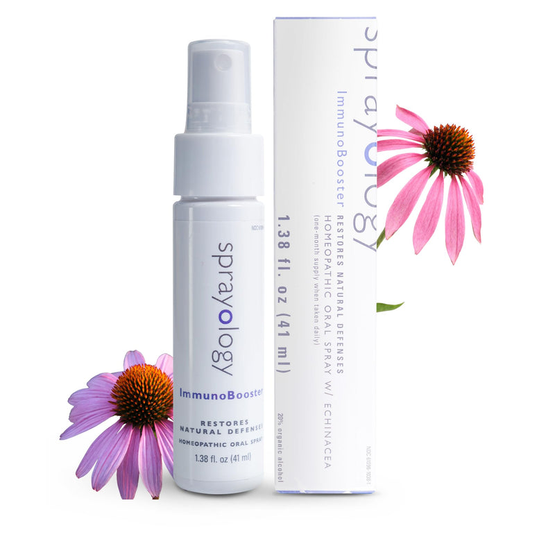 ImmunoBooster | Homeopathic Oral & Throat Spray for Immunity Support | Natural Immunity Booster | Echinacea, Sulphur Iodine & More | Gluten-Free & Lactose-Free | 30 Day Supply (1.38 fl oz)