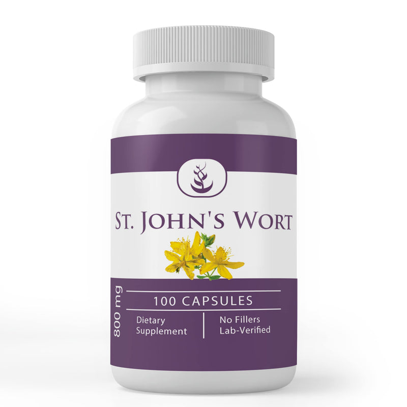 [Australia] - PURE ORIGINAL INGREDIENTS St. John's Wort, (100 Capsules) Always Pure, No Additives Or Fillers, Lab Verified 
