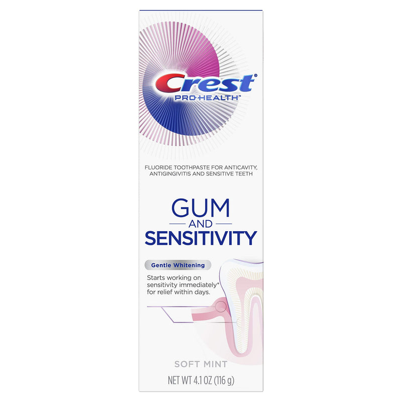 [Australia] - Crest Pro-Health Gum and Sensitivity, Sensitive Toothpaste, Gentle Whitening, 4.1 oz Mint 4.1 Ounce (Pack of 1) 