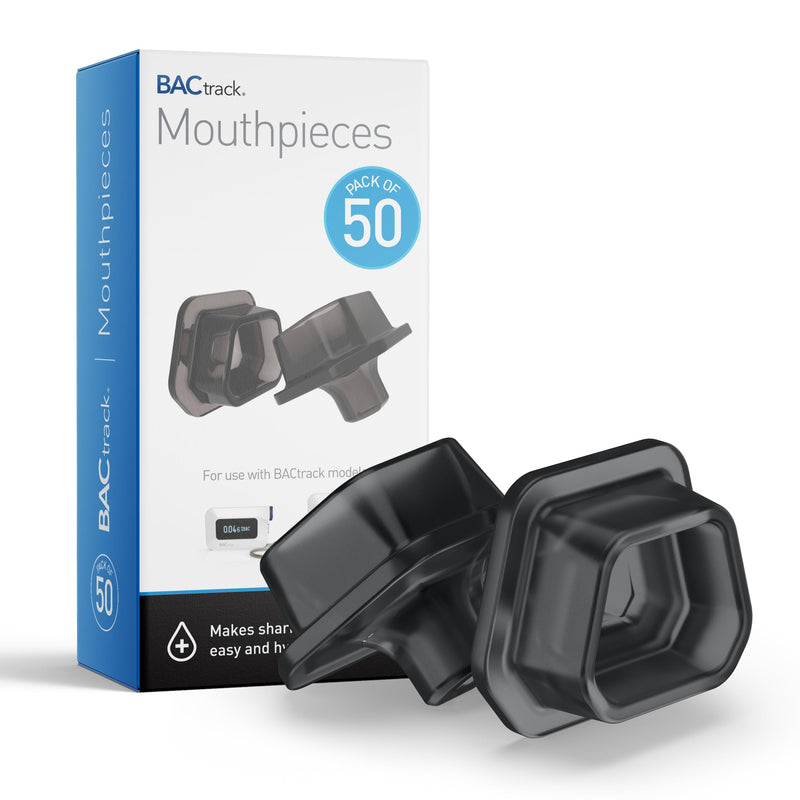 [Australia] - BACtrack C-Series Breathalyzer Mouthpieces (50 Count) | Compatible with BACtrack C6 and C8 Breath Alcohol Testers | Not Compatible with BACtrack Mobile Smartphone Breathalyzer 50 Count (Pack of 1) 