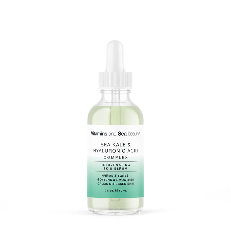 Rejuvenating Skin Serum with Sea Kale & Hyaluronic Acid – Hydrating & Calming Complex for Smooth, Radiant Skin – 2 fl oz