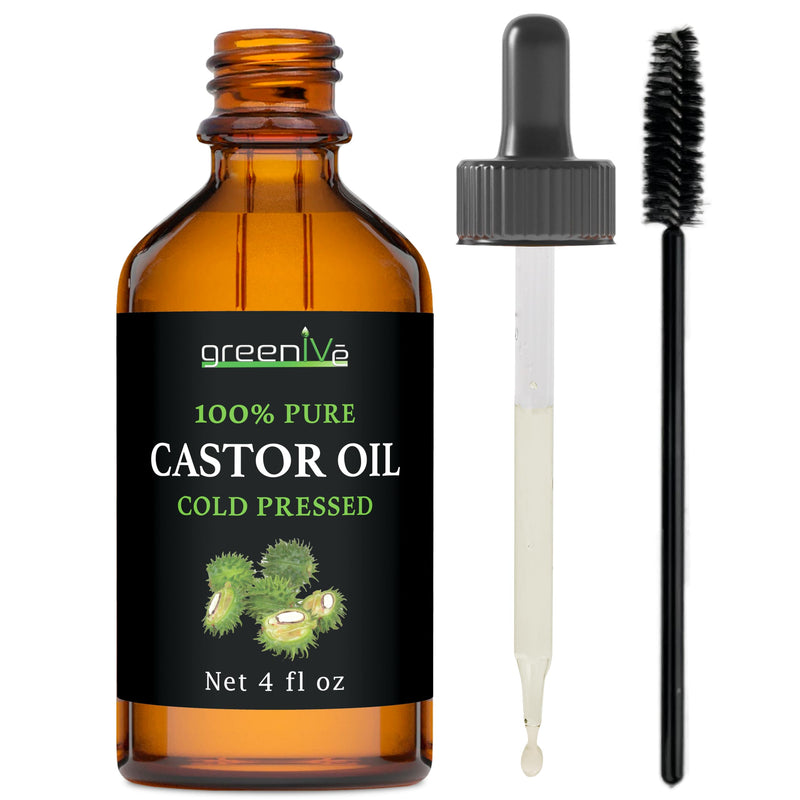 [Australia] - GreenIVe - 100% Pure Castor Oil - Cold Pressed - Hexane Free - Exclusively on Amazon … (4 Ounce) 