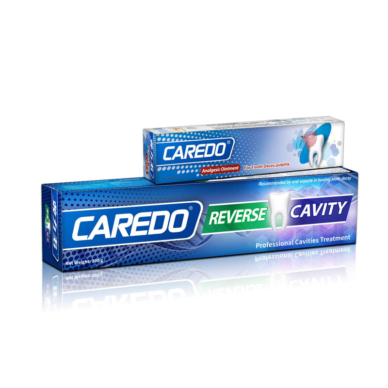 [Australia] - Cavity Repair Toothpaste Set for Adults, 16g Pulpitis Ointment for Tooth Decay Pain & 100g Hydroxyapatite Toothpaste for Home Cavity Repair, Fluoride Free 