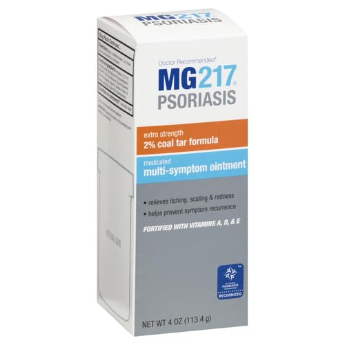 [Australia] - MG217 Multi Symptom Relief 2% Coal Tar Medicated Psoriasis Ointment oz Jar, 4 Oz 4 Ounce (Pack of 1) 