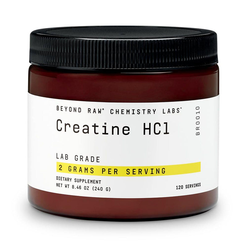 [Australia] - BEYOND RAW Chemistry Labs Creatine HCl Powder | Improves Muscle Performance | 120 Servings 120 Servings (Pack of 1) 