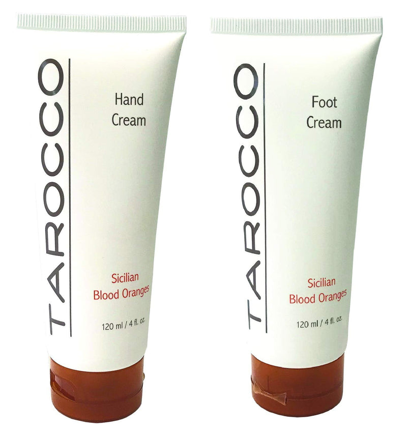 [Australia] - Baronessa Cali Tarocco Sicilian Blood Orange Foot Cream and Hand Cream Set - Refreshing and Moisturizing - 4 Ounce 