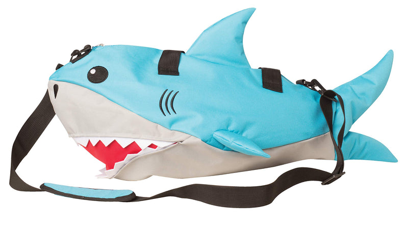 Rasta Imposta Shark Fun Duffle Activity Overnight Small Duffle Bag Kids Adult Boys Girls 22” L x 9” W x 13” H