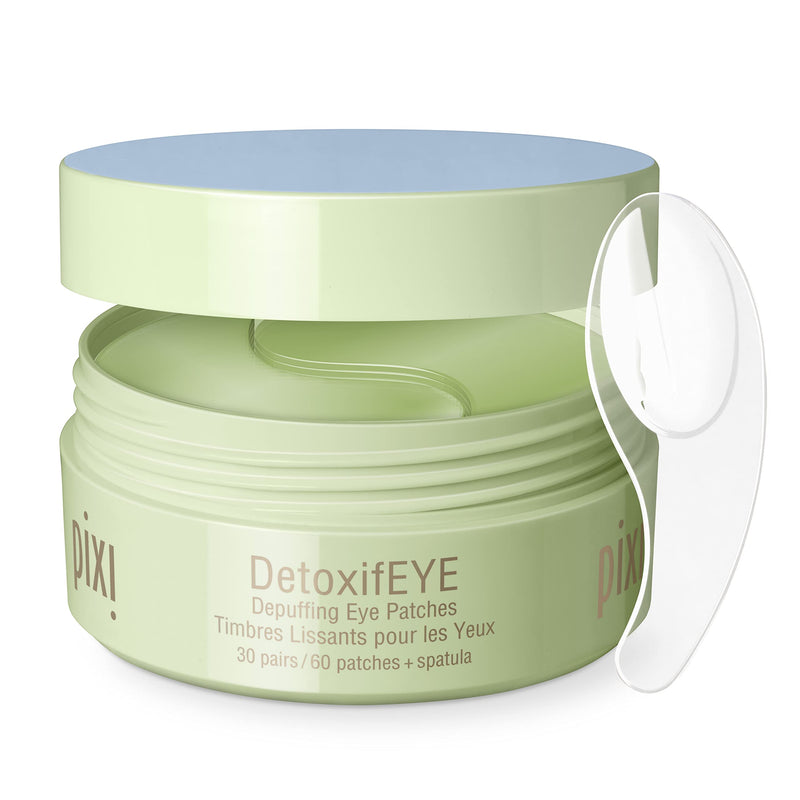 [Australia] - Pixi DetoxifEYE Depuffing Hydrogel Under-Eye Patches, Hyaluronic Acid, Gold & Caffeine Eye Patches For Under Eyes, Hydrate Eye Area, 30 pairs, 60 Patches 60 Count (Pack of 1) 
