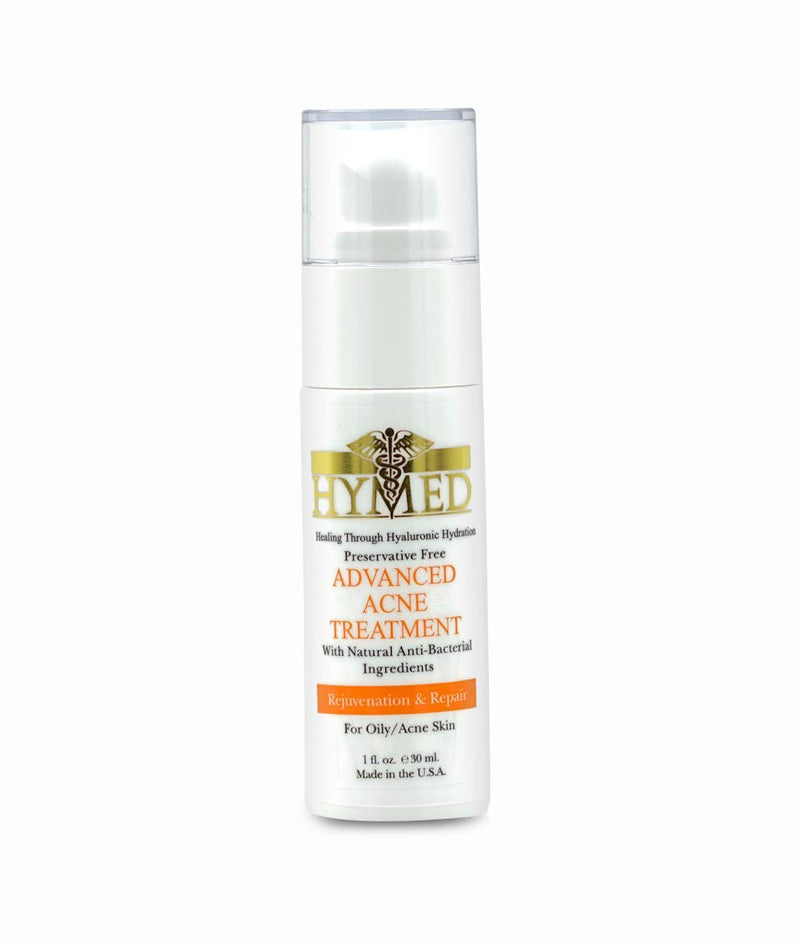 Hylunia Advanced Acne Treatment Serum, 1.0 fl oz | Hyaluronic Acid, Vitamin C, Natural Vegan, Skin Repair