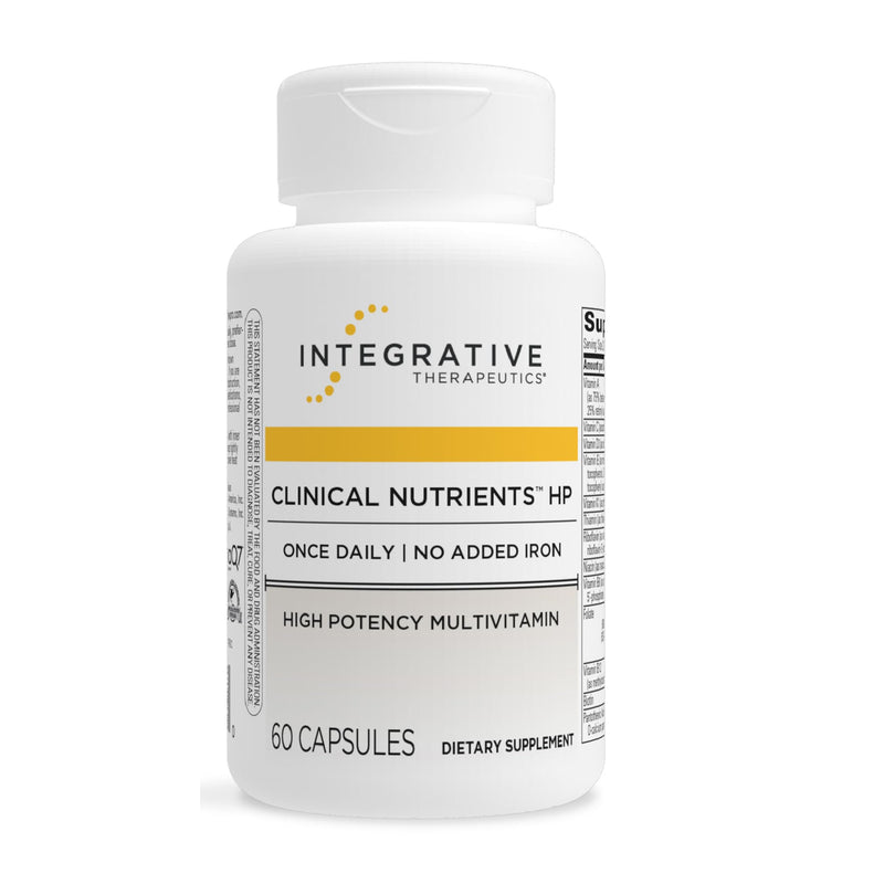 Integrative Therapeutics Clinical Nutrients HP - Daily Multivitamin with Antioxidant Support* - No Added Iron - Easy to Swallow - 60 Count (Pack of 1) 60 Count (Pack of 1)