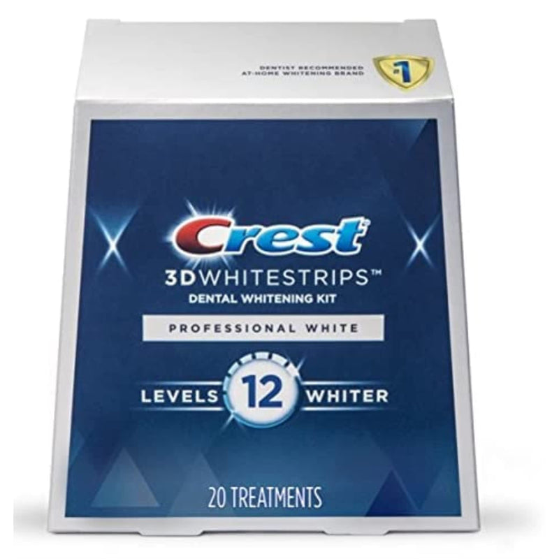 [Australia] - Crest 3D Whitestrips, Professional White, Teeth Whitening Strip Kit, 40 Strips (20 Count Pack) 