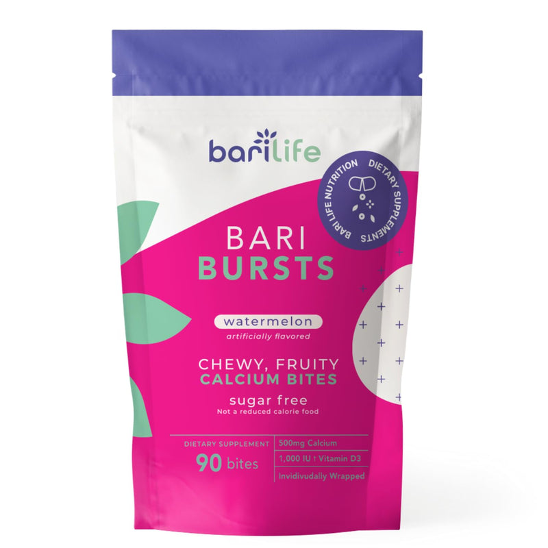 [Australia] - Bari Life BariBurst Calcium Citrate Soft Chews for Gastric Bypass, Gastric Sleeve and Duodenal Switch (Watermelon) Watermelon 