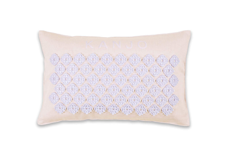 [Australia] - FSA HSA Eligible Kanjo Premium Unscented Acupressure Pillow - 100% Undyed Cotton Linen - Buckwheat Chaff Fill - Relieves Back Pain and Neck Pain 