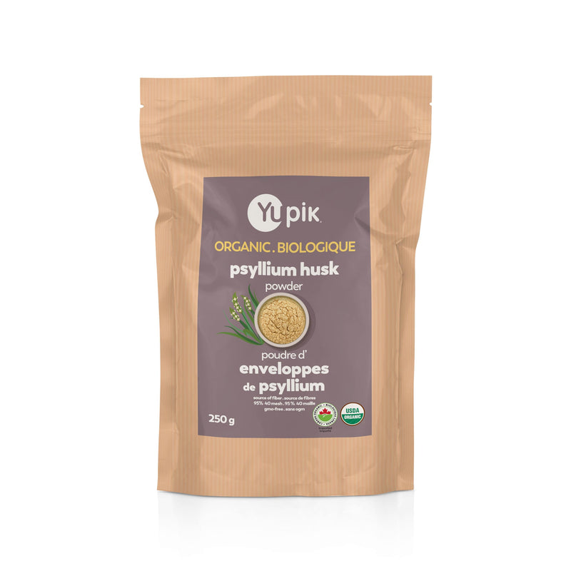[Australia] - Yupik Organic Psyllium Husk Powder 8.8oz, 95% Purity, Soluble Fiber, USDA Certified, Non-GMO, Vegan, Gluten-Free, Unflavored, Plant-Based, Coarse Milled Husk for Baking & Digestive Health 8.8 Ounce (Pack of 1) 