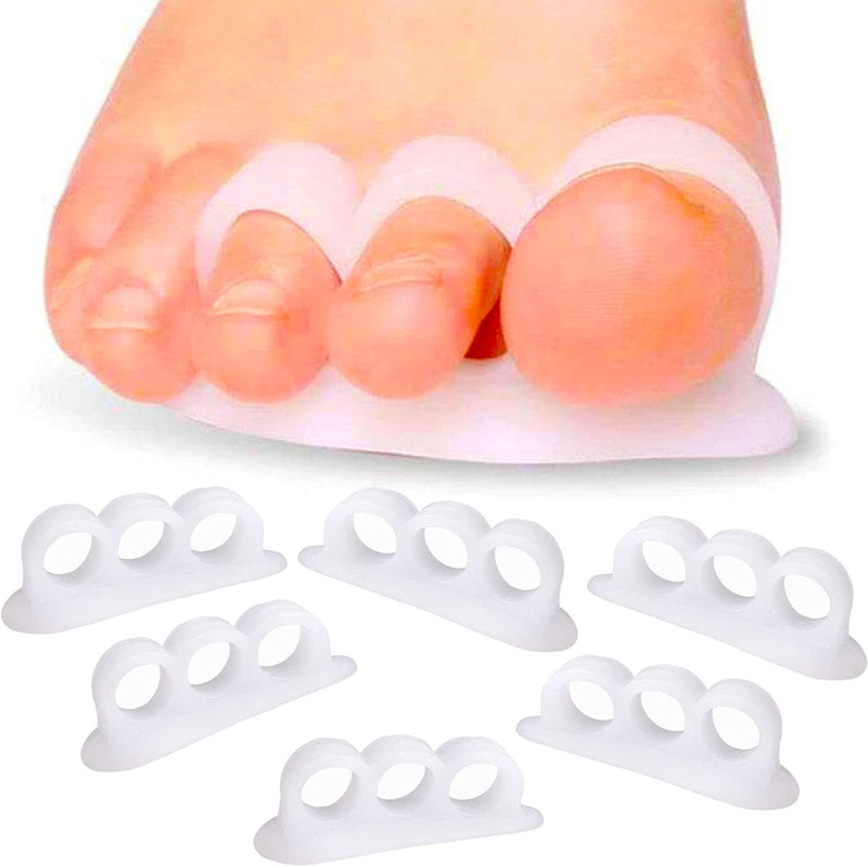 [Australia] - Chiroplax Hammer Toe Cushions Pads Temporary Straightener Corrector Relief Separator Crest Splint, 4 Pack (Beige) Beige 