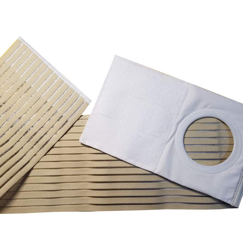 [Australia] - SUPVOX Ostomy Support Belt Elastic Hernia Band Breathable Belly Band for Man Woman Colostomy Abdominal Support 