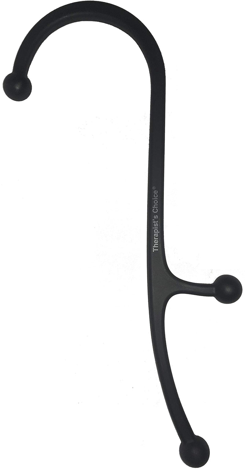 Therapist’s Choice® Pressure Point Hook Cane, Back and Neck Massager for Trigger Point Fibromyalgia Pain Relief and Self Massage 1 Count (Pack of 1)