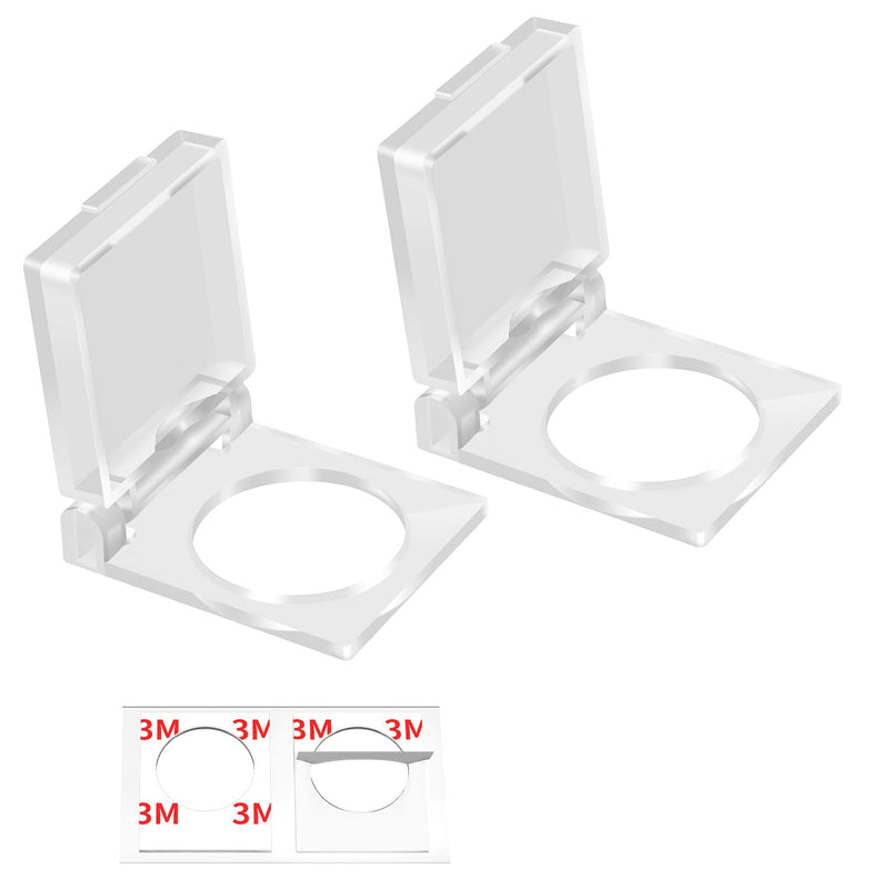 [Australia] - DaierTek 16mm Dustproof Safety Push Button Cap Cover Guard Plastic Protector Child Proof for 16mm Push Button Switch Computer Light Pad -2Pack 