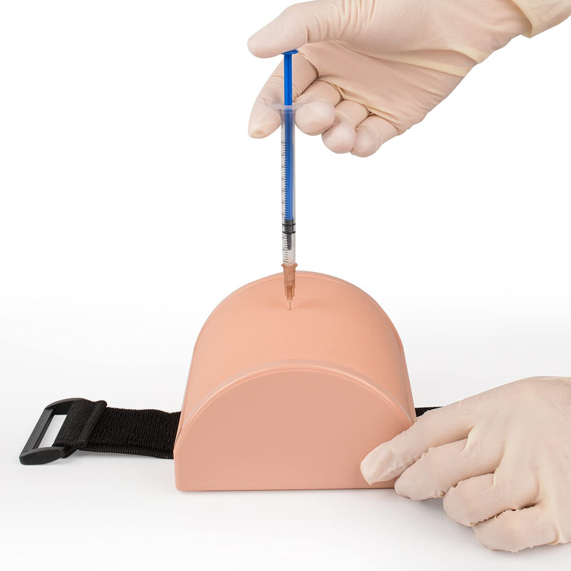[Australia] - Medarchitect Intramuscular Injection Training Pad Model with 3 Skin Layers IM, SQ, ID Injection Simulator Practice Tool for Medical Education to Student, Nurse, Doctor Educational Supplier 