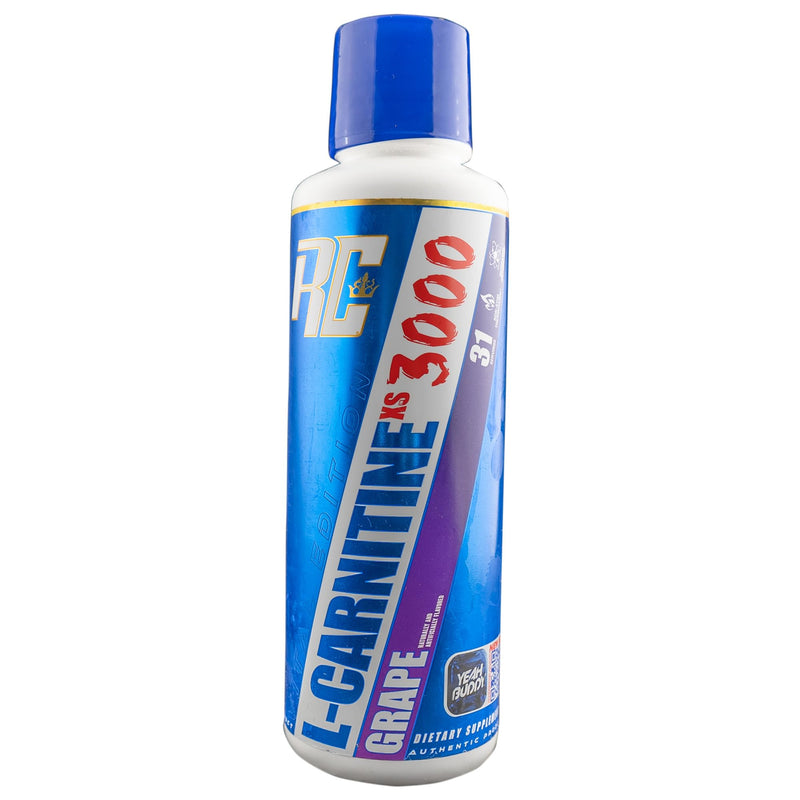 [Australia] - Ronnie Coleman Signature Series L-Carnitine XS 3000 Liquid, Amino Acids Metabolism and Lean Muscle Strength Support, Stimulant Free, Sugar Free, Zero Carbs, Grape, 16 Oz Grape (3000) 