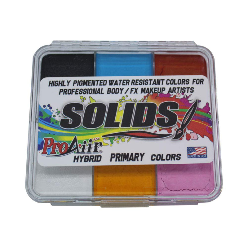 [Australia] - ProAiir SOLIDS Water Resistant Makeup Palette Primary Colors 