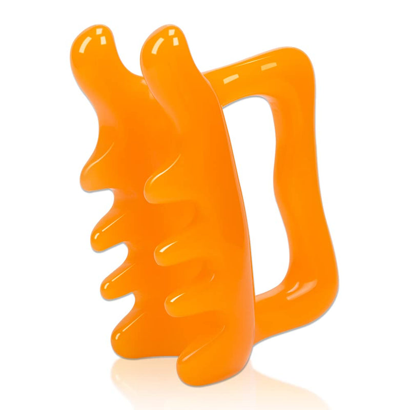 [Australia] - 1Pcs Fascia Cellulite Massager New Shape Neck Shoulder Back Resin Massager Body Massage Tool 