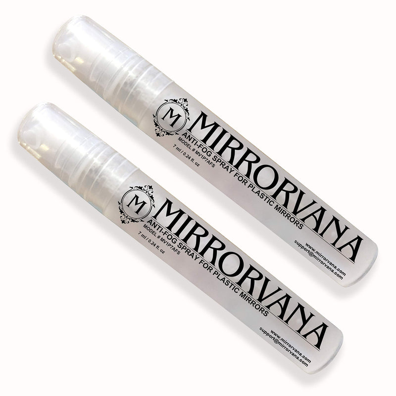 [Australia] - MIRRORVANA Anti-Fog Spray for Fogless Shower and Shaving Mirrors (2-Pack) 2-Pack 