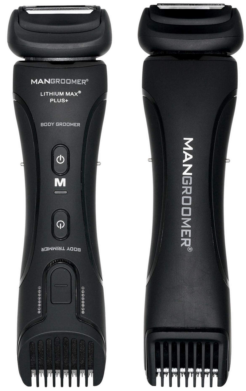 [Australia] - MANGROOMER Lithium Max Plus Body Groomer, Ball Groomer, Body Trimmer, Electric Groin Hair Trimmer with Free Bonus Foil Included 