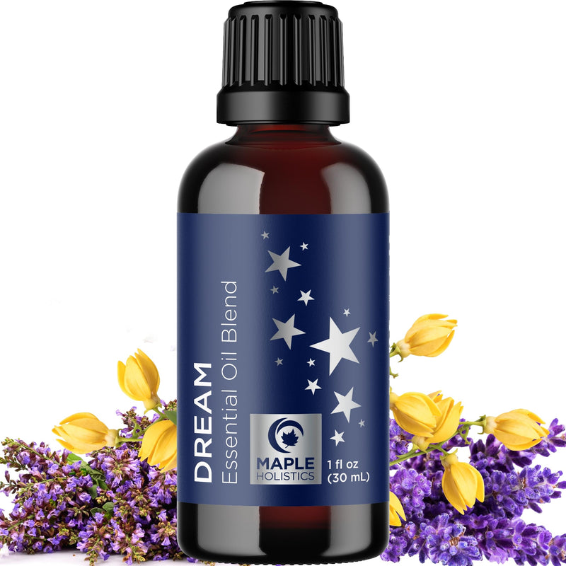 [Australia] - Sleep Essential Oil Blend for Diffuser - Dream Essential Oils for Diffusers Aromatherapy and Relaxation with Clary Sage Ylang-Ylang Roman Chamomile and Lavender Essential Oils for Sleep Time Support 1.00 Fl Oz (Pack of 1) 