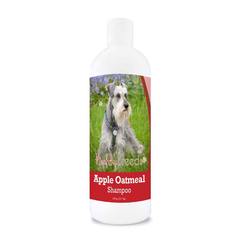 Healthy Breeds Miniature Schnauzer Apple Oatmeal Dog Shampoo - All Natural, Tearless & Hypoallergenic Cleanser & Conditioner - Best for Dry, Itchy or Irritated Skin - 8 oz - PawsPlanet Australia