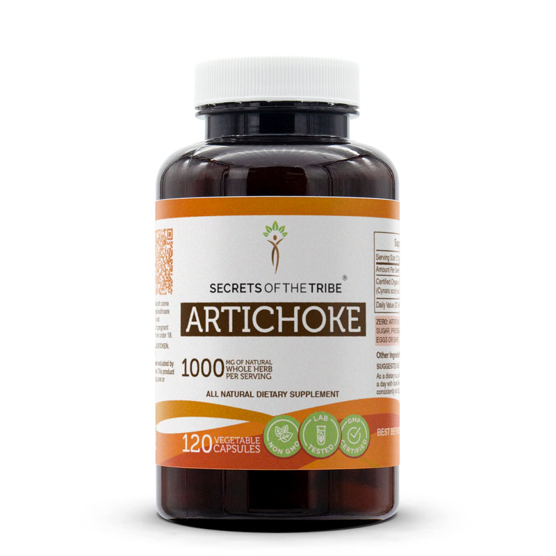 [Australia] - Secrets of the Tribe Artichoke 120 Capsules, 1000 mg, Artichoke (Cynara scolymus) Dried Leaf (120 Capsules) 